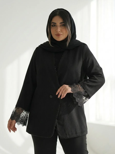 کت مجلسی زنانه مشکی