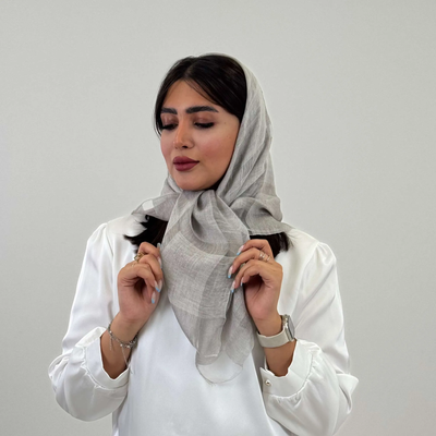 روسری ویسکوز چهارخونه